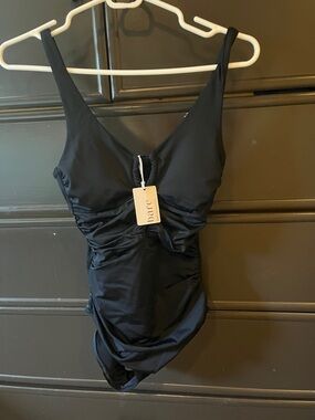 Bare Necessities Black Keyhole Shaping Swimsuit